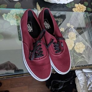Vans authentic port red. Size 11 mens